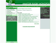 Tablet Screenshot of amatorirugbymonopoli.it
